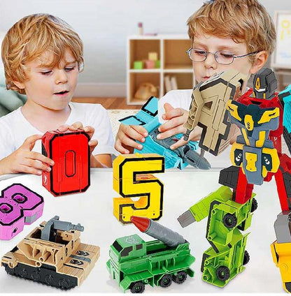 🔥🧩 [50% zľava] Transformery s abecedou a číslami pre deti – 🚗 Zábava, kreativita a učenie