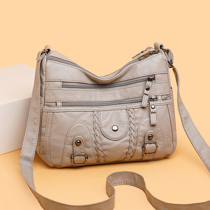 🔥 nová dámska taška s viacerými vreckami, veľká kapacita, možno nosiť na ramene alebo na tele