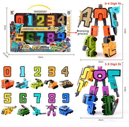 🔥🧩 [50% zľava] Transformery s abecedou a číslami pre deti – 🚗 Zábava, kreativita a učenie