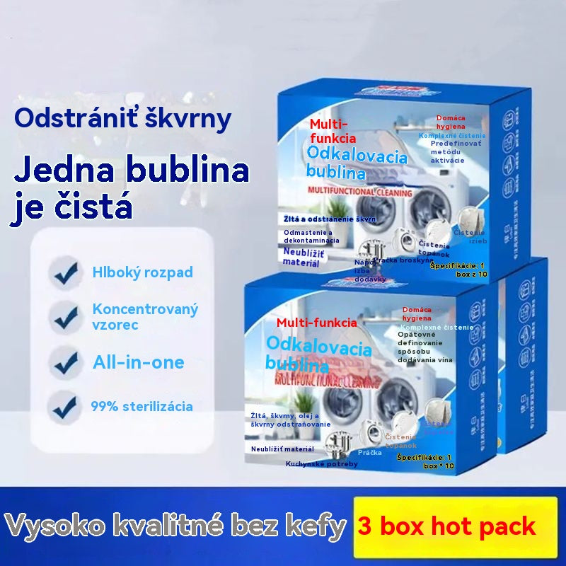 🔥Časovo obmedzená ponuka ✨3 krabice✨【Rýchle čistenie】🔥Multifunkčné šumivé tablety na čistenie domácnosti