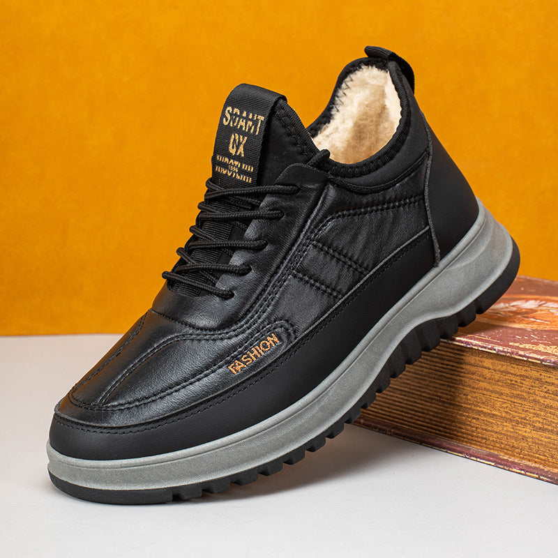 🏆Kúp 1, získaj 1 zadarmo🔥【39-45】2025 Pánska zimná ležérna športová obuv, pravá koža, vodeodolná, s mäkkou podrážkou a zamatom, nová