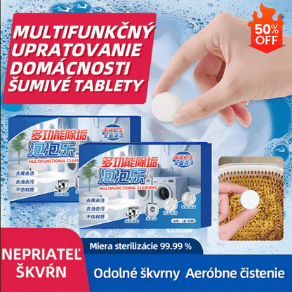 🔥Časovo obmedzená ponuka ✨3 krabice✨【Rýchle čistenie】🔥Multifunkčné šumivé tablety na čistenie domácnosti