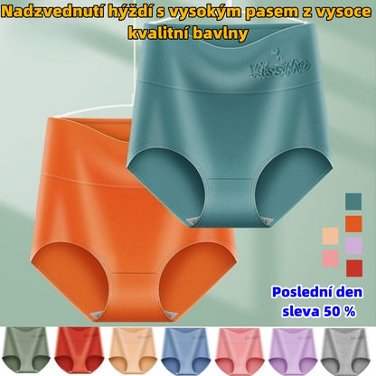💖Poslední den sleva 50 % - 【Kupte 3, získejte 3 zdarma】Nadzvednutí hýždí s vysokým pasem z vysoce kvalitní bavlny✨️ （45-105 kg）