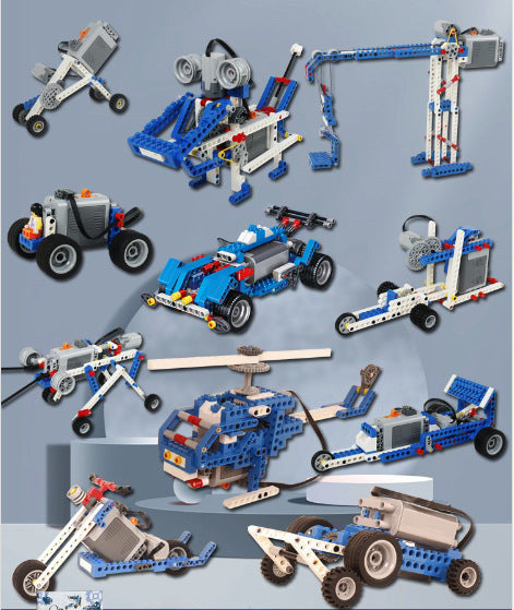 🔥【312 dielikov/396 dielikov】🎢🧩Elektrická stavebnica