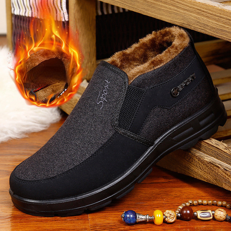 🦶【38-47】Nové pánske zimné čižmy Thickened Plus Fleece protišmykové čižmy z mäkkej bavlny